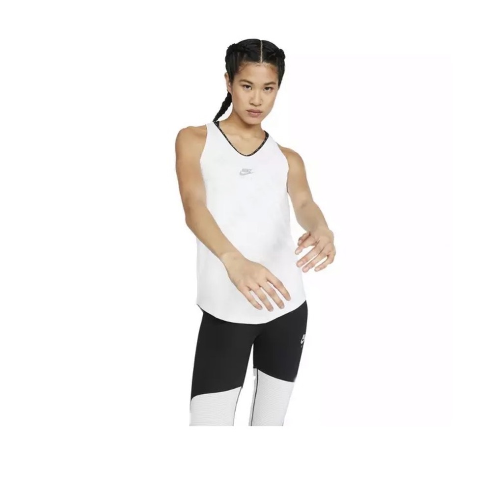 Nike Air Running Top, size L, dri-fit, white, NEW WITH TAGS